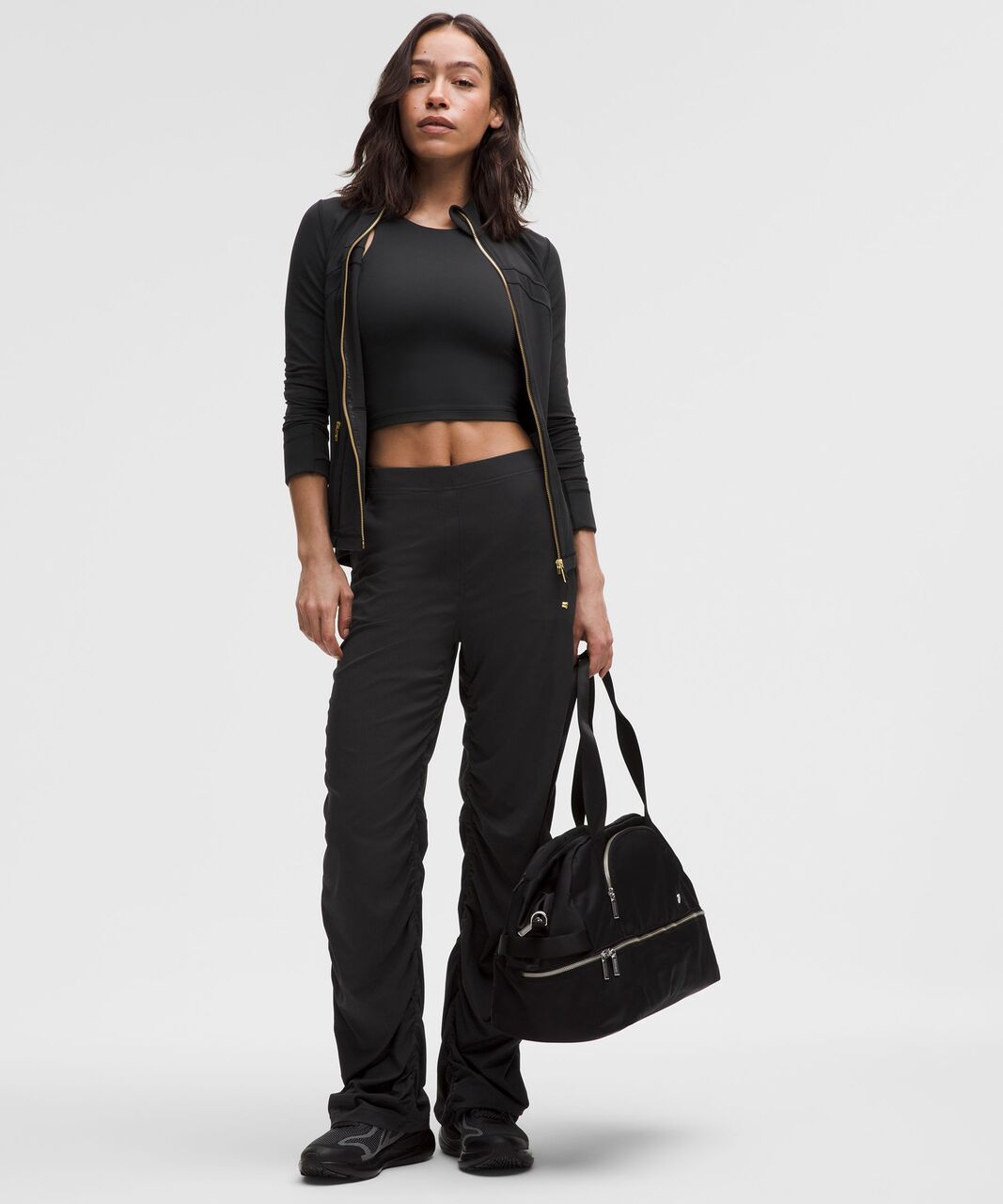 LULULEMON - Define Jacket Nulu -Black  Gold Zipper